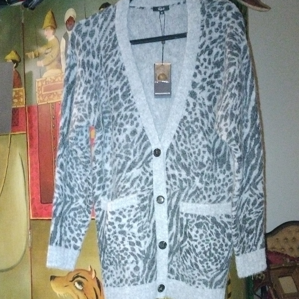 Rails Heather Gray Knit Cardigan